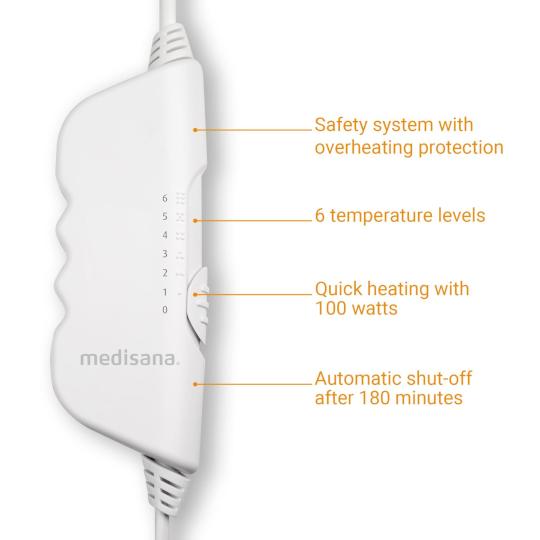 Medisana Warmteonderdeken HU 662