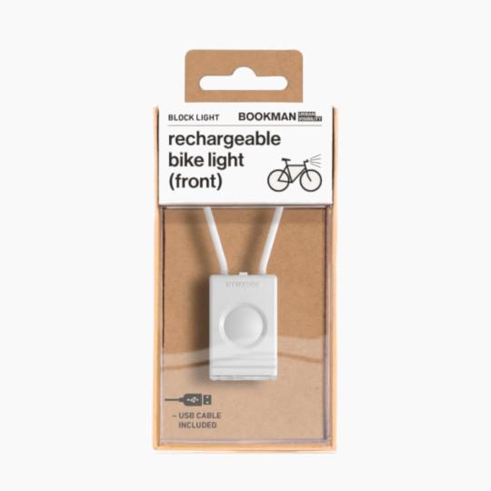 BOOKMAN Fietsverlichting Blocklight white