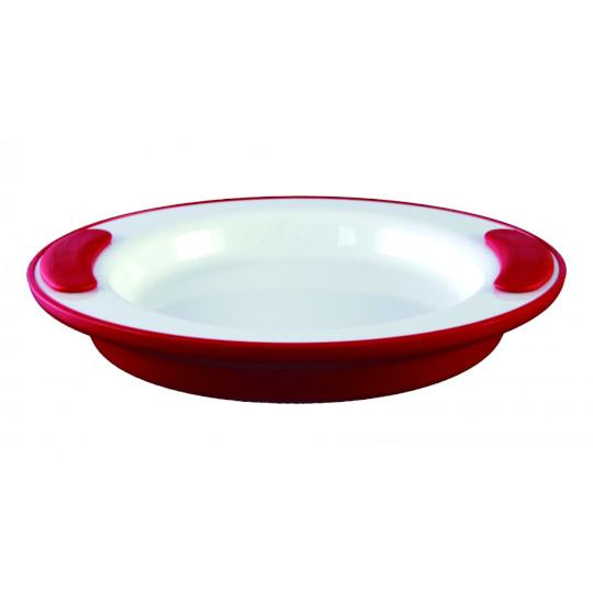 Warmhoudbord 25.5cm Rood 2