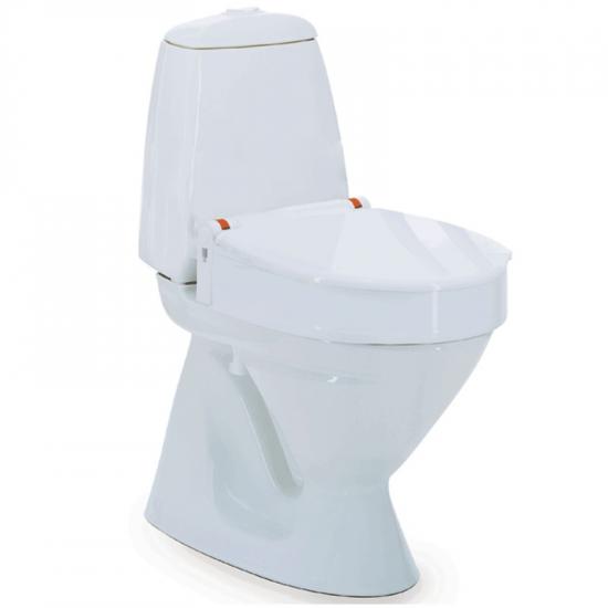 Aquatec Toilette surélevée AT9000 6cm avec couvercle et accoudoirs