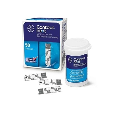 Bayer Contour Next 50 Bandelettes test Glycémie