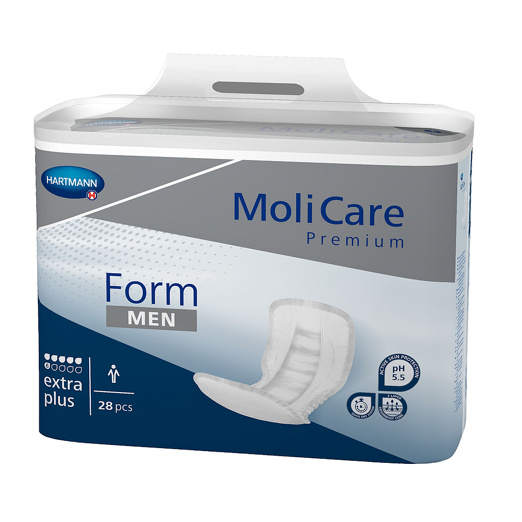 Molicare Premium Form 6 druppels MEN 32 st. (doos)