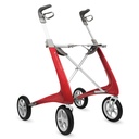 220477 Rollator 4 wielen Carbon Ultra Light rood