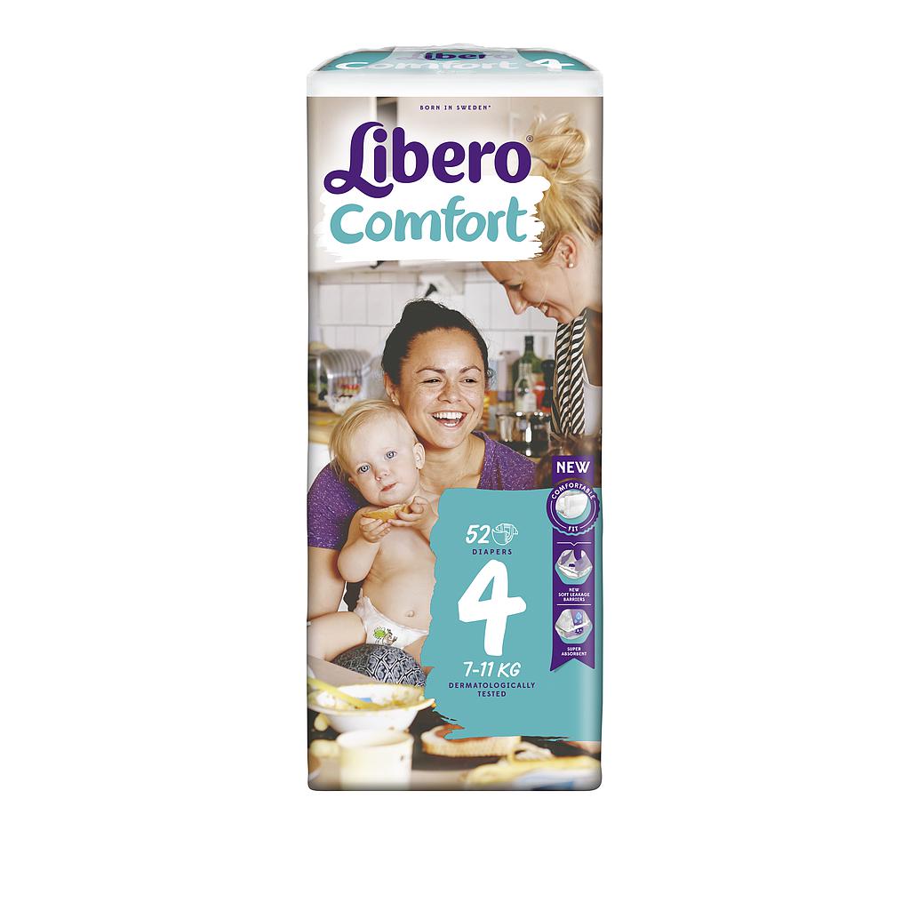 Libero Comfort Wegwerpluiers 4 Maxi 7-11kg 50 st. - pakje