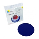 Tapis antidérapant rond 19 cm bleu