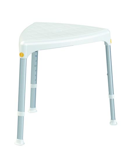 Tabouret de douche Atlantis triangle réglable en hauteur