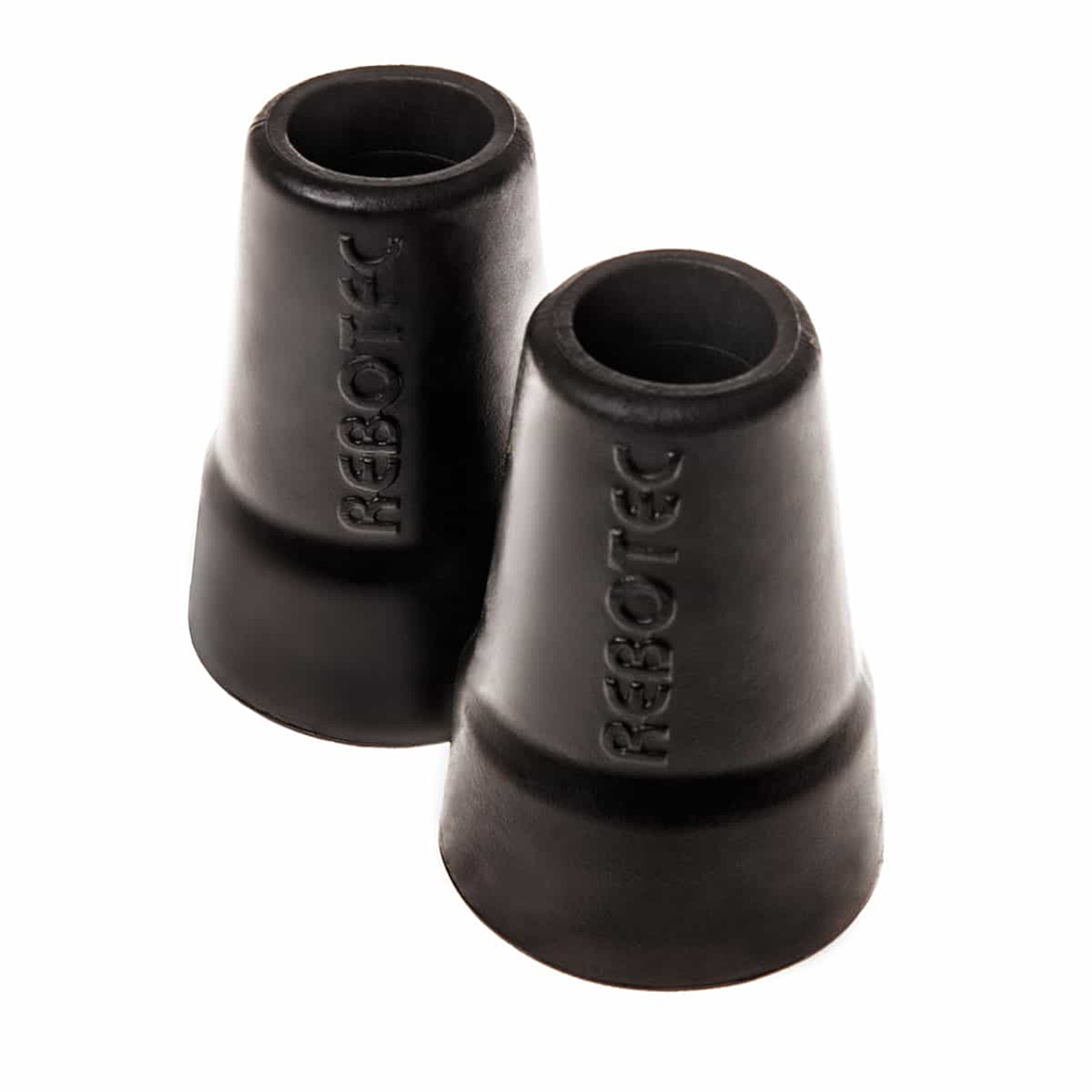 Capuchon 19mm noir pour béquille coudée adulte. Rebotec