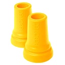 Capuchon 17mm jaune pour béquille coude enfant Rebotec