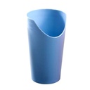 Drinkbeker met neusuitsparing - blauw