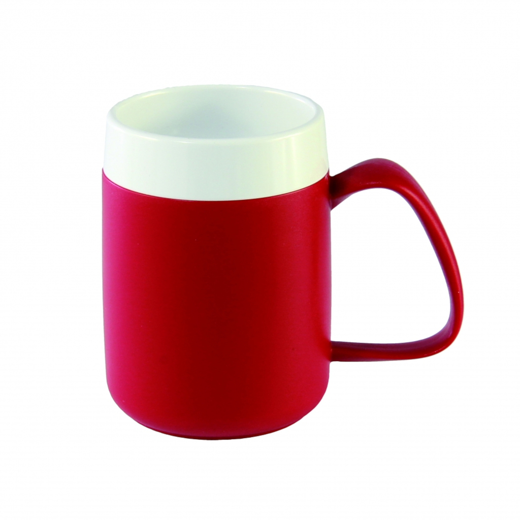 Gobelet Ornamin tasse chauffante conique 160ml rouge