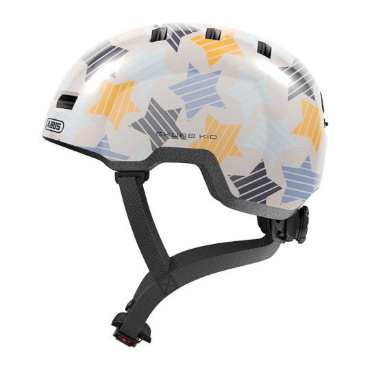 Casque de vélo ABUS Skurb Kid gris étoiles