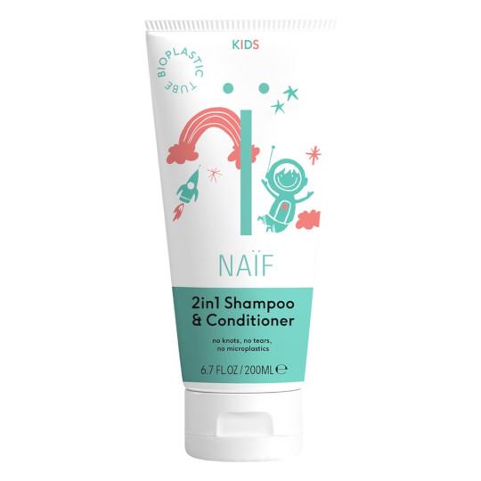 Naïf Shampoing et revitalisant 2 en 1 pour enfants