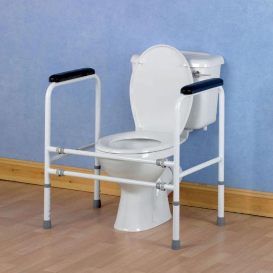 Cadre de toilette extra robuste - aluminium