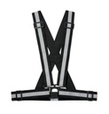 BOOKMAN Reflective cross belt black