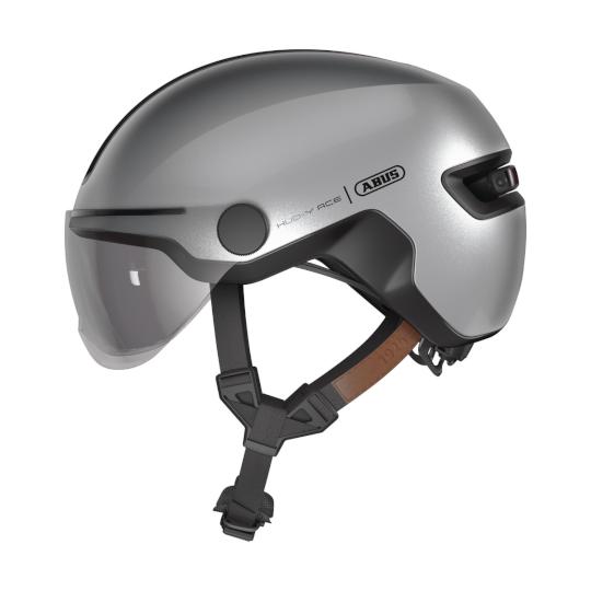 Casque de vélo ABUS Hud-Y Ace Gleam Silver