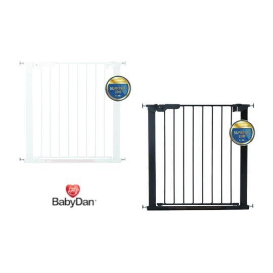 BabyDan Clamp gate Asta Metal Blanc