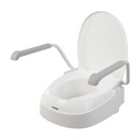 Rehausseur de toilette accoudoirs & couvercle 3 positions de hauteur Aquatec 900