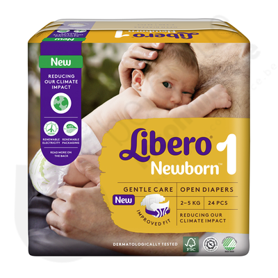 [027413] Couche pour enfants Libero Newborn 1 (2-5 kg) 24 pcs. - paquet