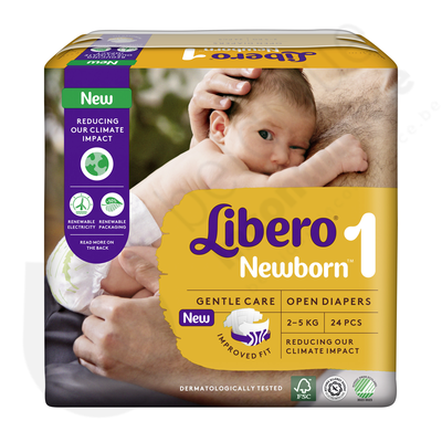 [027413] Kinderluier Libero Newborn 1 (2-5 kg) 24 st. - pakje