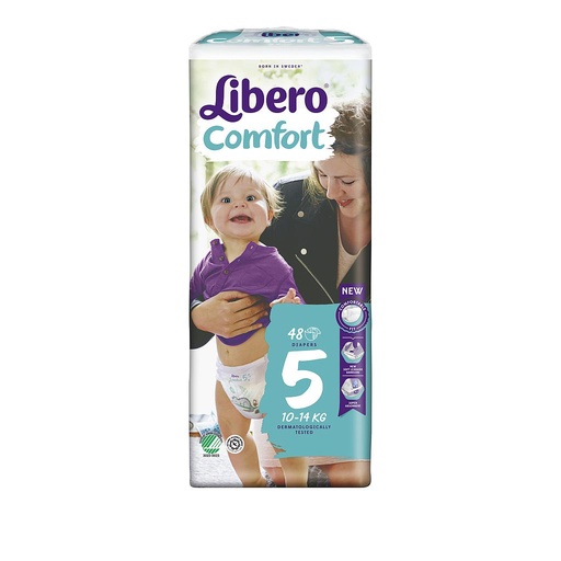 Couche bébé Libero Comfort 4 (7-11 kg) - 1 SAC de 52 pièces