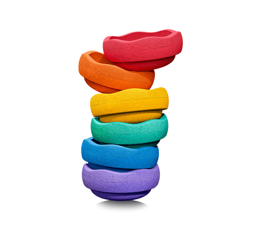 [036476] Stapelstein Rainbow Original Classic - set van 6