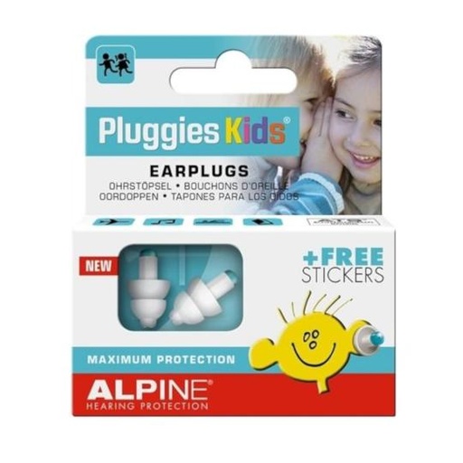 [016300] Alpine Oordopjes Pluggies Kids 1 paar