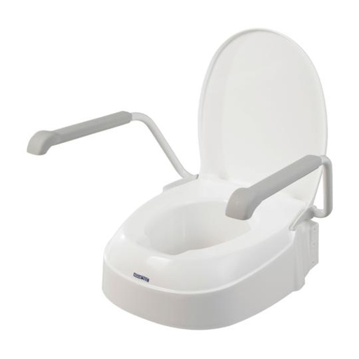 [009302] Rehausseur de toilette accoudoirs & couvercle 3 positions de hauteur Aquatec 900