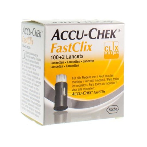 [019369] ACCU-CHEK Lancettes Fastclix 102 pcs.