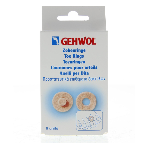 [018377] Gehwol teenringen rond x 9