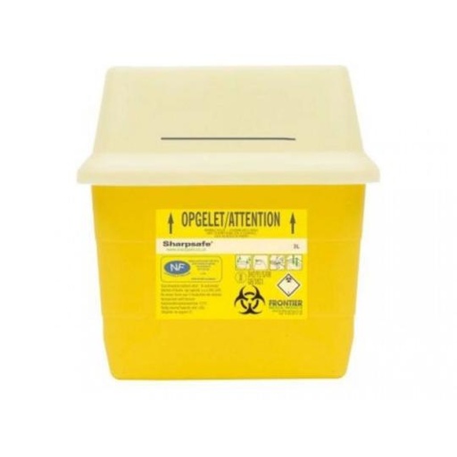 [022807] Conteneur à aiguilles Sharpsafe 2 l / 1 st 