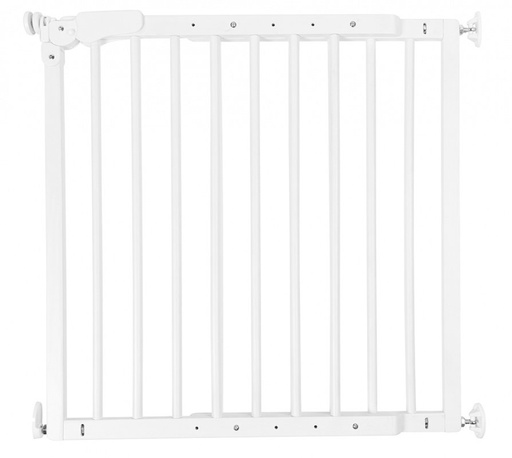 [018433] Maestro Barriere De Porte/Escalier - 73,5-104 Cm - Bois - Blanc 