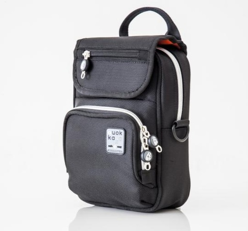 [017658] Quokka Vertical Bag (avec 1 adaptateur) - noir